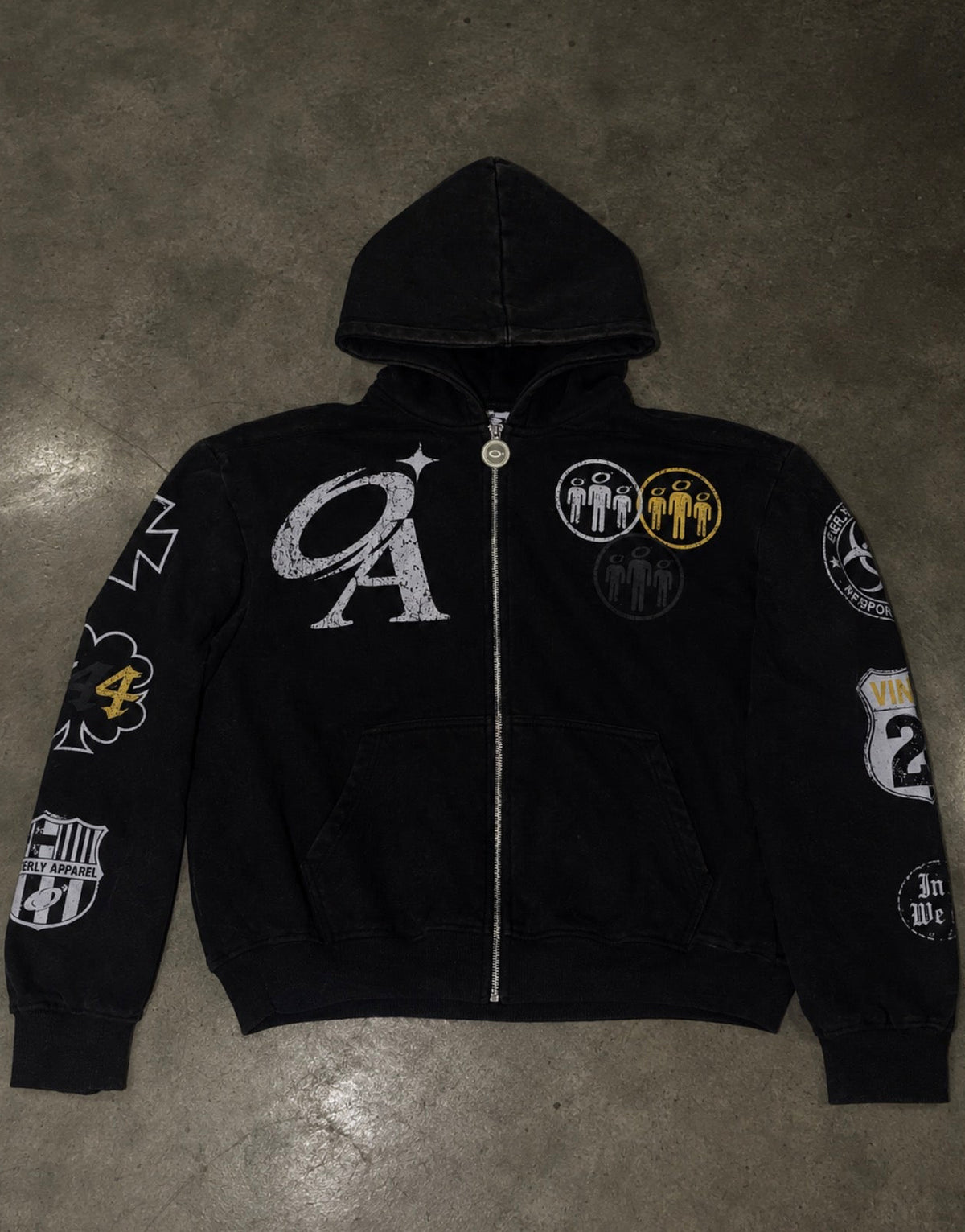 “Overly Apparel” Zipup Hoodie